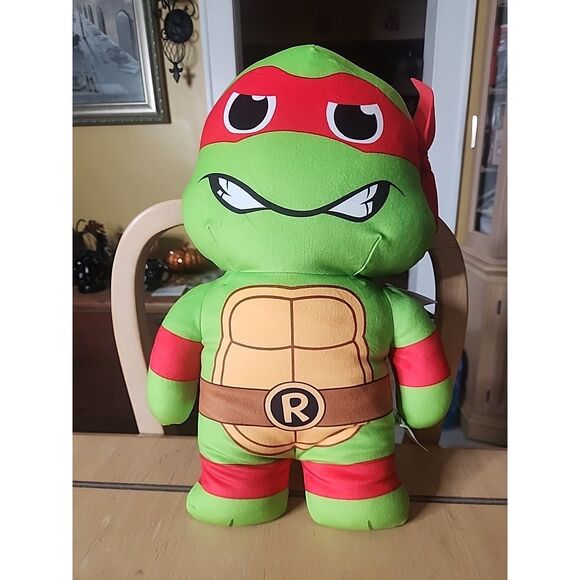 Legend Toys Teenage Mutant Ninja Turtles 20" Plush Raphael, Red - Picture 1 of 3